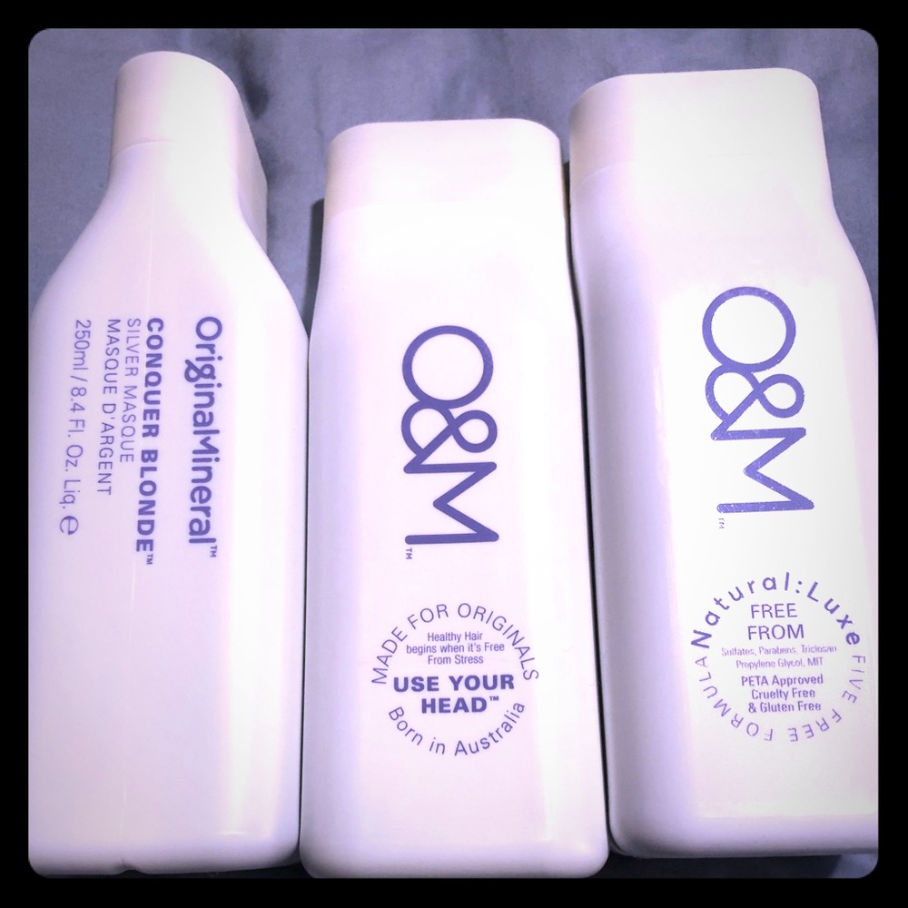 Original & Mineral conquer blonde hair mask